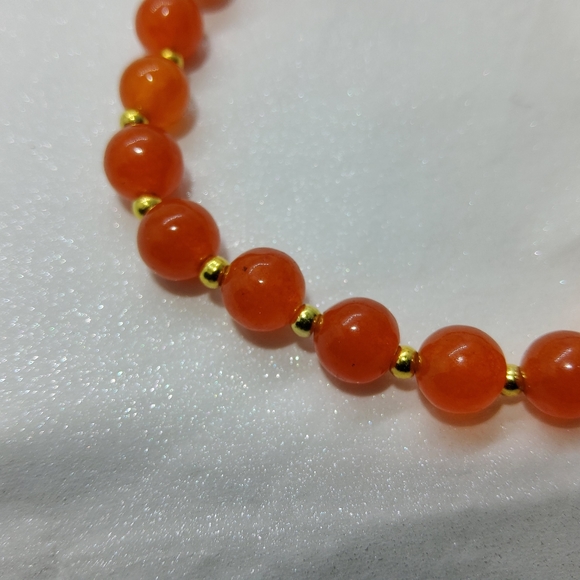 Tanzanian 14k Stretch Bead Bracelet - Picture 5 of 6